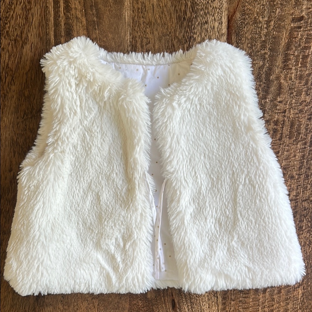 Jacadi White Quilted Baby Vest